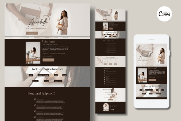 Download Canva Website for Virtual Assistant - Website Collection