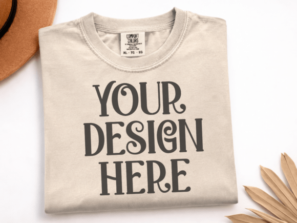 Download Ivory CC1717 Flat Lay T-shirt Mockup - Ivory Collection