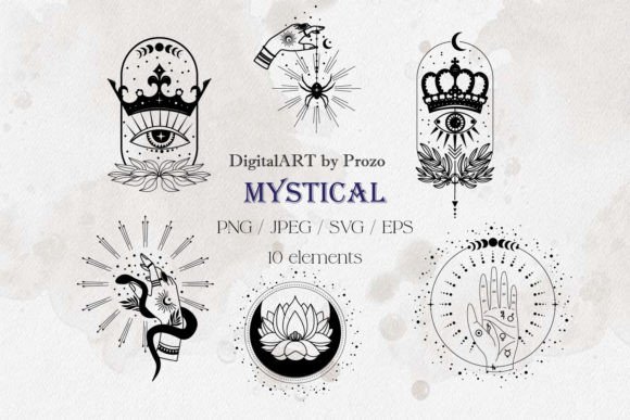Download Hand Contour Svg, Eyes Svg, Mystical - Mystical Collection
