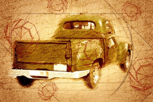 Download Vintage Truck Printable Graphics Pack 20 - Printable graphics Collection