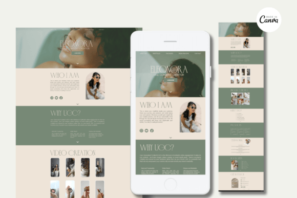 Download Canva Ugc Portfolio Website - Website Collection