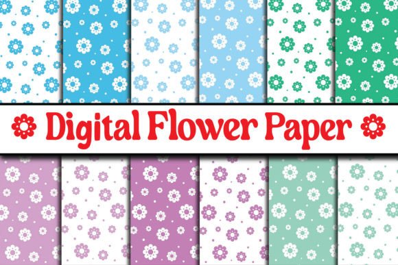 Download Digital Floral Papers, Seamless Patterns - Premium Resources